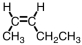 <strong>Which of the following compounds is trans-3-hexene?</strong> A) B) C) D)