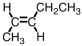 <strong>Which of the following compounds is trans-3-hexene?</strong> A) B) C) D)