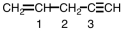 <strong>Indicate the geometry around each of the carbon atoms in the following molecule. </strong> A)1 - triangular,2- tetrahedral,3 - linear B)1 - linear,2- tetrahedral,3 - triangular C)1 - tetrahedral,2- tetrahedral,3 - linear D)1 - triangular,2- linear,3 - tetrahedral