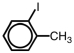 <strong>Which of the following accurately depicts o-iodotoluene?</strong> A) B) C) D)
