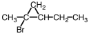 <strong>What the correct IUPAC name for the compound shown? </strong> A)1-bromo-3-ethyl-1-methylcyclopropane B)1-bromo-2-ethyl-1-methylcyclopropane C)1-bromo-1-ethyl-2-methylcyclopropane D)2-bromo-1-ethyl-2-methylcyclopropane