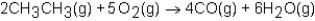 <strong>When ethane burns in a limited supply of oxygen,the chemical reaction would be which of the following?</strong> A) B) C) D)a and c E)all of the above