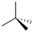 <strong>Which of the following best represents the tetrahedral shape of sp<sup>3</sup> hybridized carbons? (Note: a solid wedge is pointed towards you and a dashed wedge is pointed away.)</strong> A) B) C) D)