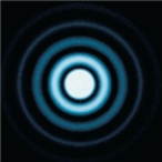 Fill in the blanks to produce a correct statement: The above computer model shows concentric circles, otherwise known as ________________, from ________ star(s).
