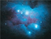 <strong>The above image is a/an _________ wavelength image of a reflection nebula.  </strong> A)infrared B)visual C)radio D)X-ray <div style=padding-top: 35px> 