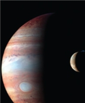 <strong>Which planet is shown in the image above that combines both visual and infrared data </strong> A)Jupiter B)Saturn C)Uranus D)Neptune