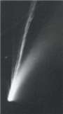The tail on the right side of the photo is the dust tail.