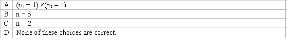 How many degrees of freedom are used for an F statistic?