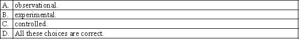 We can design a matched pairs experiment when the data collected are: