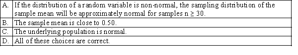 Which of the following best describes the Central Limit Theorem?