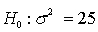 <strong>In a hypothesis test for the population variance, the hypotheses are: . . If the sample size is 15 and the test is being carried out at the 5% level of significance, the null hypothesis will be rejected if:</strong> A) . B) . C) . D) .