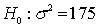<strong>In a hypothesis test for the population variance, the hypotheses are: If the sample size is 25 and the test is being carried out at the 5% level of significance, the rejection region will be:</strong> A) < 15.6587 or > 33.1963. B) <12.4011 or >39.3641. C) < 16.4734 or >34.3816. D) < 13.1197 or <37.6525.