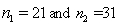 When the necessary conditions are met, a two-tail test is being conducted at = 0.05 to test . The two sample variances are , and the sample sizes are . The rejection region is F > 2.20 or F < 0.4255.