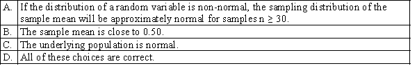 Which of the following best describes the Central Limit Theorem?