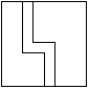 <strong>Can the lines in the figure below be equipotential lines?  </strong> A)No,because there are sharp corners. B)No,because they are isolated lines. C)Yes,because any lines within a charge distribution are equipotential lines. D)Yes,they might be boundary lines of the two surfaces of a conductor. E)It is not possible to say without further information. <div style=padding-top: 35px> 