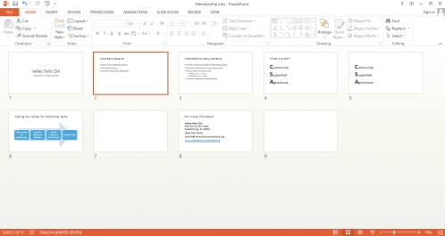-In the accompanying figure there is a slide outlined in orange. The orange outline indicates that ____.