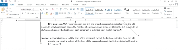 <strong> Item ____ in the accompanying figure indicates the Left Indent marker to indent an entire paragraph.</strong> A) 2 B) 3 C) 4 D) 5