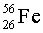 <strong>How many electrons are there in a neutral atom of ?</strong> A) 26 B) 30 C) 82 D) 56