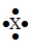 <strong>The Lewis symbol would be characteristic of which group ?</strong> A) 2A B) 4A C) 6A D) 1A