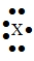 <strong>The Lewis symbol would be characteristic of which group ?</strong> A) 6A B) 1A C) 3A D) 7A