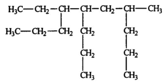 <strong>Select the correct name for the following compound. </strong> A)2,4,5-tripropylheptane B)6-methyl-3,4-dipropylnonane C)4-ethyl-5,7-dipropyloctane D)5-ethyl-2,4-dipropyloctane E)4-ethyl-7-methyl-5-propyldecane