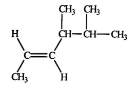 <strong>Select the correct name for the following compound. </strong> A)cis-2,3-dimethyl-4-hexene B)trans-2,3-dimethyl-4-hexene C)cis-4,5-dimethyl-2-hexene D)trans-4,5-dimethyl-2-hexene E)trans-4,5-dimethyl-2-heptene