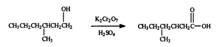 <strong>Select the correct type for the following reaction. </strong> A)addition B)elimination C)substitution D)dehydration E)oxidation