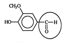 <strong>Vanillin is a flavoring agent which occurs naturally in the vanilla bean,the seed of an orchid.Identify the functional group circled. </strong> A)aldehyde B)ketone C)alcohol D)carboxylic acid E)carbonyl
