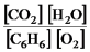 <strong>Write the mass-action expression,Q<sub>c</sub>,for the following chemical reaction equation. 2C<sub>6</sub>H<sub>6</sub>(g)+ 15O<sub>2</sub>(g) 12CO<sub>2</sub>(g)+ 6H<sub>2</sub>O(g)</strong> A) B) C) D) E)