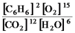 <strong>Write the mass-action expression,Q<sub>c</sub>,for the following chemical reaction equation. 2C<sub>6</sub>H<sub>6</sub>(g)+ 15O<sub>2</sub>(g) 12CO<sub>2</sub>(g)+ 6H<sub>2</sub>O(g)</strong> A) B) C) D) E)