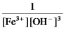 <strong>Write the mass-action expression,Q<sub>c</sub>,for the following chemical reaction. Fe<sup>3+</sup>(aq)+ 3OH<sup>-</sup>(aq) Fe(OH)<sub>3</sub>(s)</strong> A) B) C) D) E)
