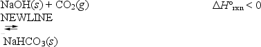 <strong>The following reaction is at equilibrium at a pressure of 1 atm,in a closed container. Which,if any,of the following actions will decrease the concentration of CO<sub>2</sub> gas present at equilibrium?</strong> A)adding N<sub>2</sub> gas to double the pressure B)adding more solid NaOH C)increasing the volume of the container D)lowering the temperature E)None of these choices is correct.