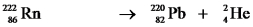 <strong>Which one of the following equations correctly represents alpha decay of ?</strong> A) B) C) D) E)