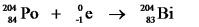 <strong>Which one of the following equations correctly represents electron capture by the Nucleus?</strong> A) B) C) D) E)