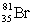 Bromine is the only nonmetal that is a liquid at room temperature. Consider the isotope bromine-81, . Select the combination which lists the correct atomic number, neutron number, and mass number, respectively.