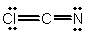<strong>Select the best Lewis structure for ClCN.</strong> A) B) C) D) E)