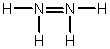 <strong>Hydrazine, N<sub>2</sub>H<sub>4</sub>, is a good reducing agent that has been used as a component in rocket fuels. Select its Lewis structure.</strong> A) B) C) D) E) None of the above is correct.