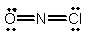 <strong>Select the correct Lewis structure for NOCl, a reactive material used as an ionizing solvent.</strong> A) B) C) D) E) None of the above is correct.