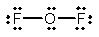 <strong>Oxygen difluoride is a powerful oxidizing and fluorinating agent. Select its Lewis structure.</strong> A) B) C) D) E) None of the above is correct.