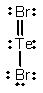 <strong>Select the correct Lewis structure for TeBr<sub>2</sub>.</strong> A) B) C) D) E)
