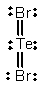 <strong>Select the correct Lewis structure for TeBr<sub>2</sub>.</strong> A) B) C) D) E)