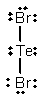 <strong>Select the correct Lewis structure for TeBr<sub>2</sub>.</strong> A) B) C) D) E)