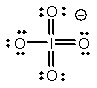 <strong>Select the Lewis structure in which formal charges are minimized for the periodate anion, IO<sub>4</sub><sup>-</sup>.</strong> A) B) C) D) E)