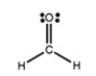 The Lewis structure of formaldehyde, CH<sub>2</sub>O, is shown. Use VSEPR theory to predict the molecular geometry and the H-C-H bond angle. Outline your reasoning.