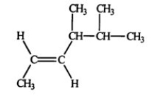 <strong>Select the correct name for the following compound.  </strong> A) cis-2,3-dimethyl-4-hexene B) trans-2,3-dimethyl-4-hexene C) cis-4,5-dimethyl-2-hexene D) trans-4,5-dimethyl-2-hexene E) trans-4,5-dimethyl-2-heptene <div style=padding-top: 35px> 