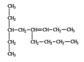 <strong>Select the correct name for the following compound.  </strong> A) 1,1-diethyl-3-butyl-3-hexene B) 5-butyl-3-ethyl-5-octene C) 4-butyl-6-ethyl-3-octene D) 3-ethyl-5-propyl-5-nonene E) 4-butyl-6-ethyl-3,4-octene <div style=padding-top: 35px> 