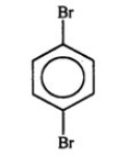 <strong>Select the correct name for the following compound.  </strong> A) ortho-dibromobenzene B) meta-dibromobenzene C) para-dibromobenzene D) 1,4-dibromocyclohexene E) 1,4-dibromocyclohexane <div style=padding-top: 35px> 