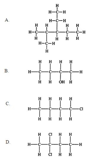 Which compound, if any, will be optically active?  