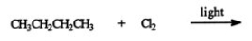 <strong>Identify the principal organic product of the reaction between butane and chlorine.  </strong> A) CH<sub>3</sub>Cl B) CH<sub>3</sub>CH<sub>2</sub>Cl C) CH<sub>3</sub>CHClCH<sub>3</sub> D) CH<sub>3</sub>CH<sub>2</sub>CHClCH<sub>3</sub> E) None of the above is a major product of the reaction. <div style=padding-top: 35px> 