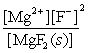<strong>Write the ion product expression for magnesium fluoride, MgF<sub>2</sub>.</strong> A) B) C) D) E)